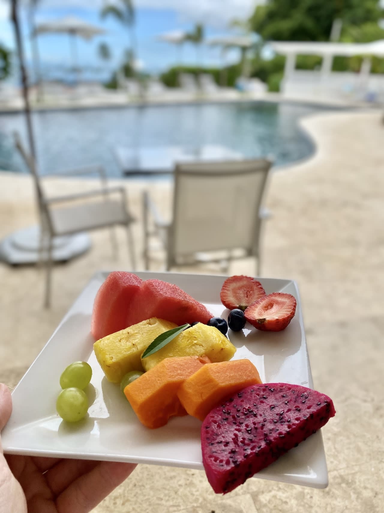 Fruit plate at TRCR